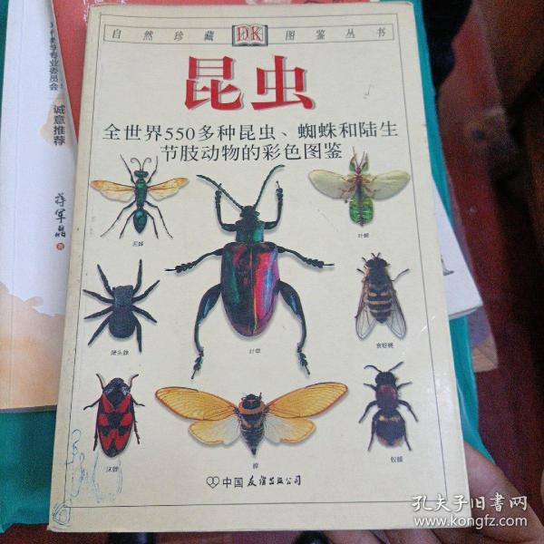 昆虫：全世界550多种昆虫、蜘蛛和陆生节肢动物的彩色图鉴