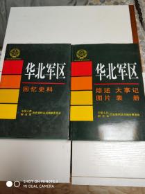 中国人民解放军历史资料丛书：（华北军区）回忆史料，+（华北军区）图片，大事记。共计二册。
