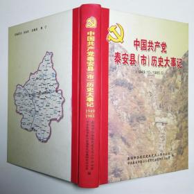 中国共产党泰安县（市）历史大事记（1949.10--1985.5）