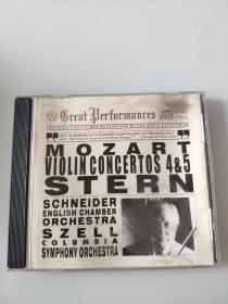 【音乐】莫扎特第四第五小提琴协奏曲 CD 1碟装