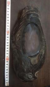 旧鹰形砚台 长28cm