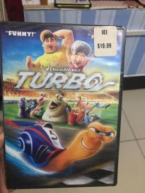 全新正版正版电影 极速蜗牛 盒装DVD D9 含国配 Turbo 涡轮方程式