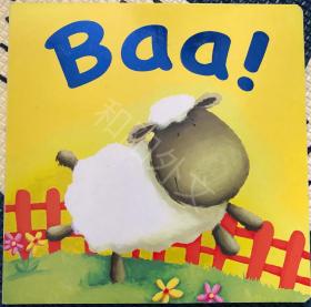 Baa 纸板 小动物 羊 儿童英文绘本