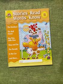 Stories to Read Words to Know: Level B, Student Book