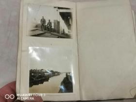 老照片《侵华日军 从军手帖》邮章10枚，照片112枚