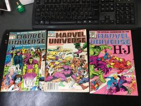 THE OFFICIAL HANDBOOK OF THE  MARVEL UNIVERSE （美国原版漫威杂志 26册合售）详情见图片了解