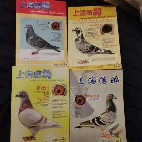 上海信鸽杂志12本包挂刷