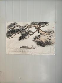 王呈（1910—1996）1910年4月生于北京，祖籍山西。著名的音乐家、国画家。先生自幼喜爱绘画，斋号名九豆书屋，在国画方面有颇深的造诣。曾受业于王雪涛、寿石工等人。解放前任教于北平师范并教授音乐。参加了中国最早、最有影响的美术社团之一的——中国画学研究会，并与何涵宇先生一同成为该会最年轻的会员。前后担任过中＊音乐学院民乐系副主任、中＊音乐学院教授、著名音乐理论家、音协理事。