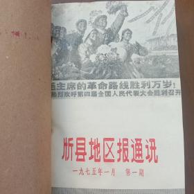 1975年《忻县地区报通讯》第一、二、三、四、五、六、七、八期合订本