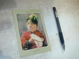 50-60年代 灵巧的小手 贺卡1张 好像没全（货号7号）