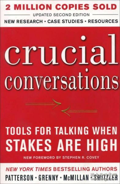 英文原版加配套光盘6张 Crucial Conversations：Tools for Talking When Stakes are High