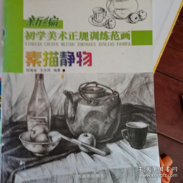 新编初学美术正规训练范画：素描静物