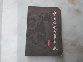 中国历史大事记年表古代