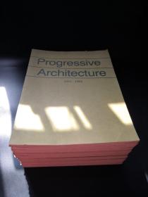 Progressive Architecture，1983年1-1984年12月，24本合售