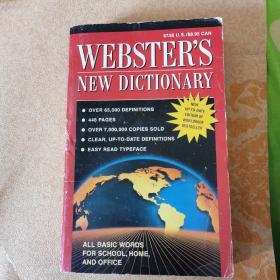 WEBSTER'S
NEW DICTIONARY