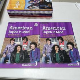 American English in Mind Level 3 student's book +workbook  两册合售