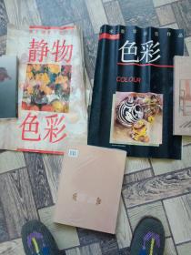 美术教学示范作品色彩2本合卖