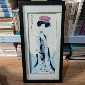 海军国画一幅  画心 55*28