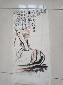 中国美协会员张龙国画一幅2平尺保真