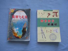 数理化之谜、探索数学的奥妙【两本合售；85品；见图】