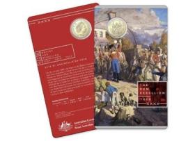 卡装澳大利亚2019年兵变与叛乱朗姆酒叛乱纪念铜币