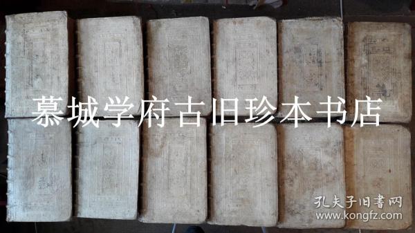 【稀见】【原装素纹全皮精装】1553-1570年（路德逝世六年后开始出版）最早版《马丁·路德全集》12册（全）Luther, M. Der Erste (-Zwelffte und letzte) Teil der Bücher. 12 Bde.