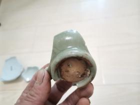 宋元时期龙泉窑青瓷酒杯标本