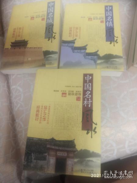 中国【名城，名镇，名村】风水 【三册合售】