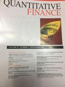 Quantitative finance 期刊，2012年9月刊