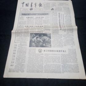 原版老报纸：中国青年报1979年5月19日（四川省温江县夏熟作物丰收、把工作做到待分配青年身上、华总理会见李政道一家、五四时期的无政府主义思潮批判、地富分子摘帽了还能搞阶级教育吗、青联主席胡起立宴请日本朋友……）