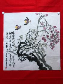 书画11250，【李凤奎（雪堂）】有款花鸟画