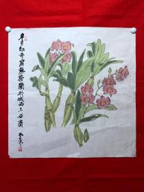 书画11252，【李凤奎（雪堂）】有款花鸟画