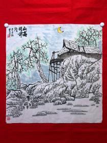 书画11246，【李凤奎（雪堂）】有款山水画