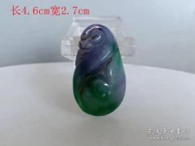 乡下收的翡翠挂件-
