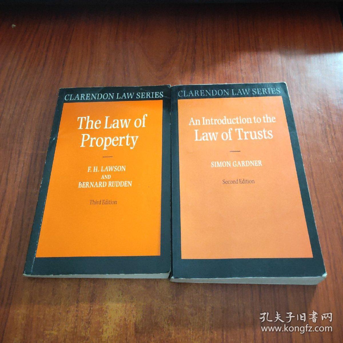 CLARENDON LAW SERIES【2本合售.详见图】
