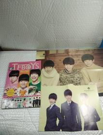 TFBOYS，写真歌词本，限量收藏，带海报2张，最齐全的TFOYS，出道歌曲大集锦，王俊凯，王源，易烊，千玺，全彩图铜版照片