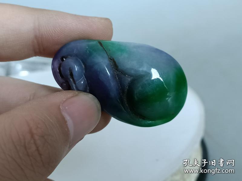 乡下收的翡翠挂件-