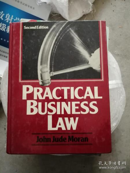 Practical business law实用商务法   馆藏有多处标注划线