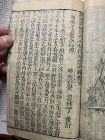 稀见清代命理占卜算命看相古籍，清代光绪15年扫叶山房刻本【柳莊相法】上中下三卷两册全，内页版画多，值得研究收藏。