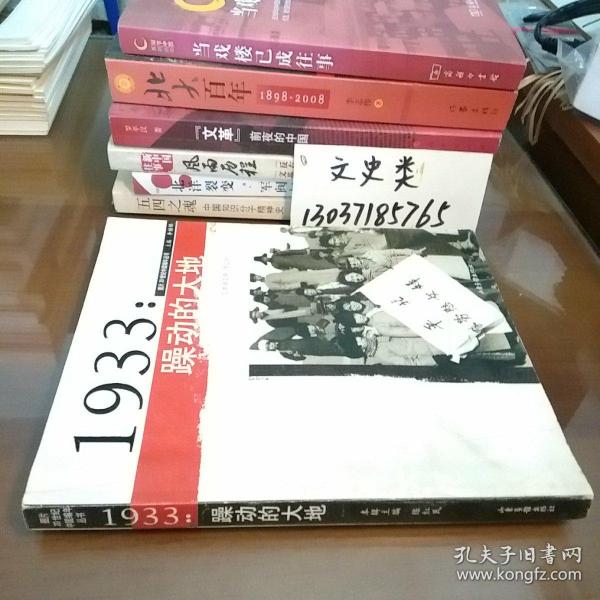 1933年:躁动的大地：图片20世纪中国编年丛书（开本185×230毫米)(包正版现货无写划)