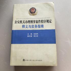 公安机关办理刑事案件程序规定：释义与实务指南