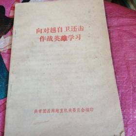 向对越自卫还击作战英雄学习