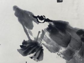 李苦禅 国画 双鱼图 （齐白石弟子）（款）

李苦禅（1899～1983），原名英，字超三，号励公，后改名苦禅，别署禅、禅父、禅老、山东老民，山东高唐人。1923年拜齐白石为师。曾任中央美术学院教授、中国美协理事、中国画研究院委员。