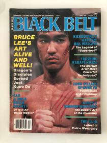 《black belt》杂志 李小龙 bruce lee jKd