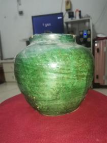 绿釉陶罐
