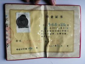 1986年安徽省滁县地区全日制中学初中毕业证书（高**）（作废证书仅供收藏）