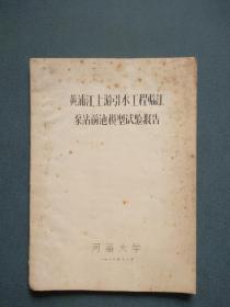 黄浦江上游引水工程临江泵站前池模型试验报告（油印本）