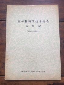 吉林省科学技术协会大事记（1948－1985）