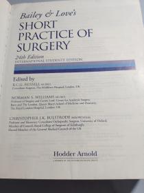 Bailey and Love\'s Short Practice of Surgery 24th Edition 外文具体看图