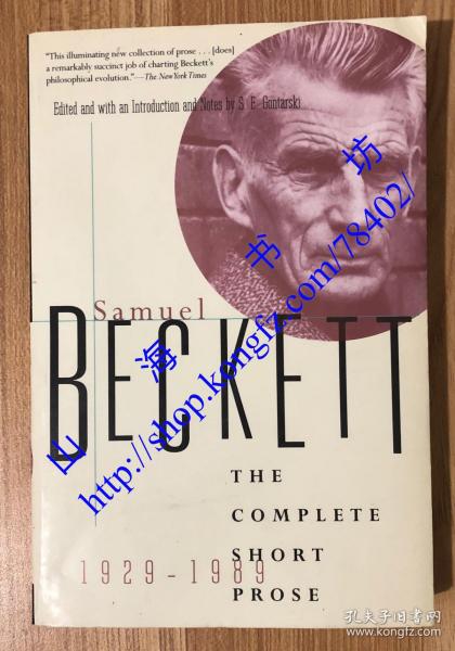 Complete Short Prose of Samuel Beckett 1(ISBN=9780802134905)